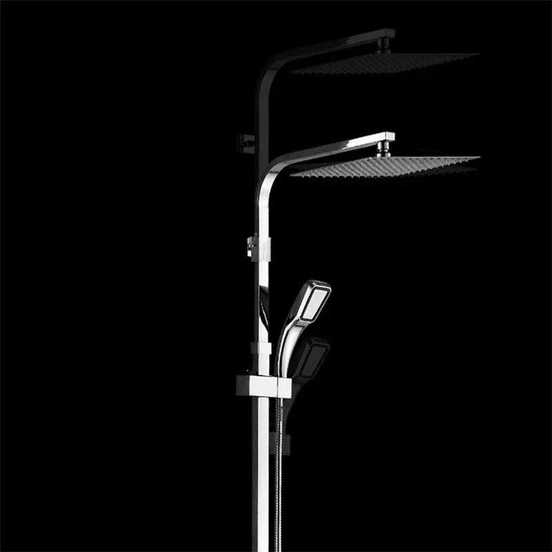 

TTLIFE Hot Sale Chrome Finished Wall Mount 8" Big Rain Shower Set Mixer Faucet Bathroom Handheld Shower Bathtub Mixer Tap DHL