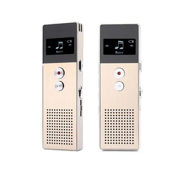 

Portable Professional Business Digital Voice Recorder Audio Recorder 8GB Metal Voice Tracker Telephone Recording BENJIE C6