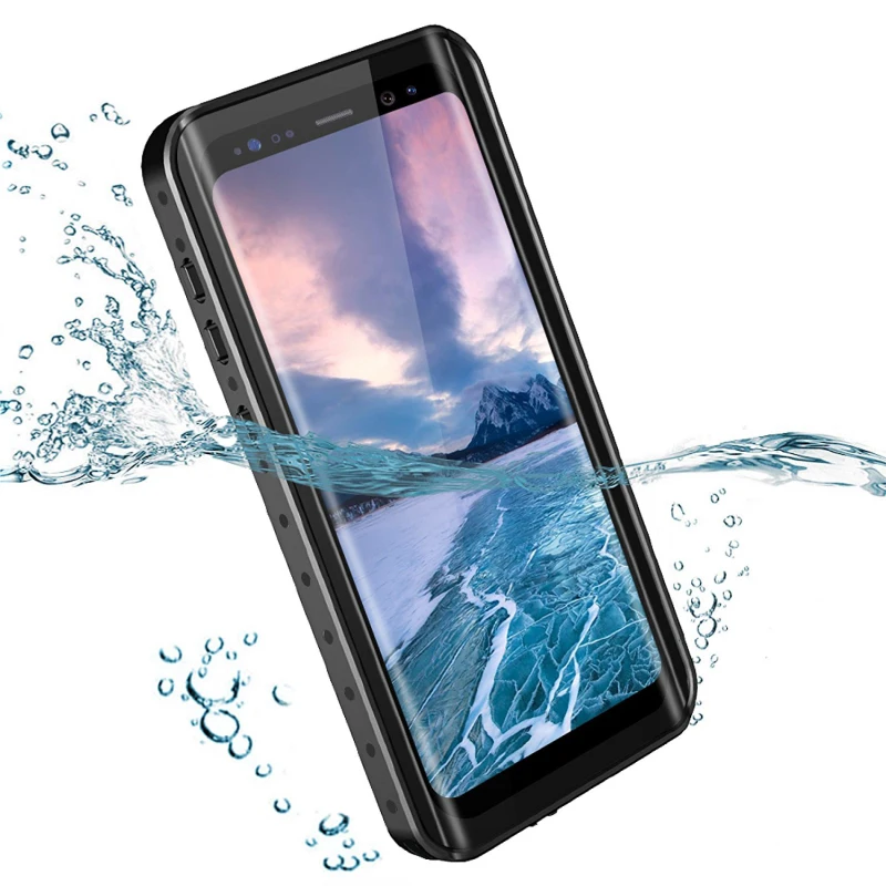 Waterproof Case for Samsung Galaxy S9 Plus Case 360 Full Protection Clear Front Back Cover for