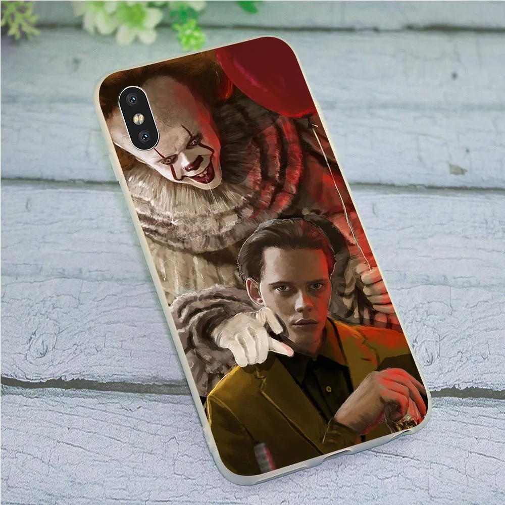 

Colorful Soft TPU Silicone Cover for iPhone XR Bill Skarsgard Phone Case for iPhone 5 5s se 6 6s plus 7 8 X Xs Max Skin