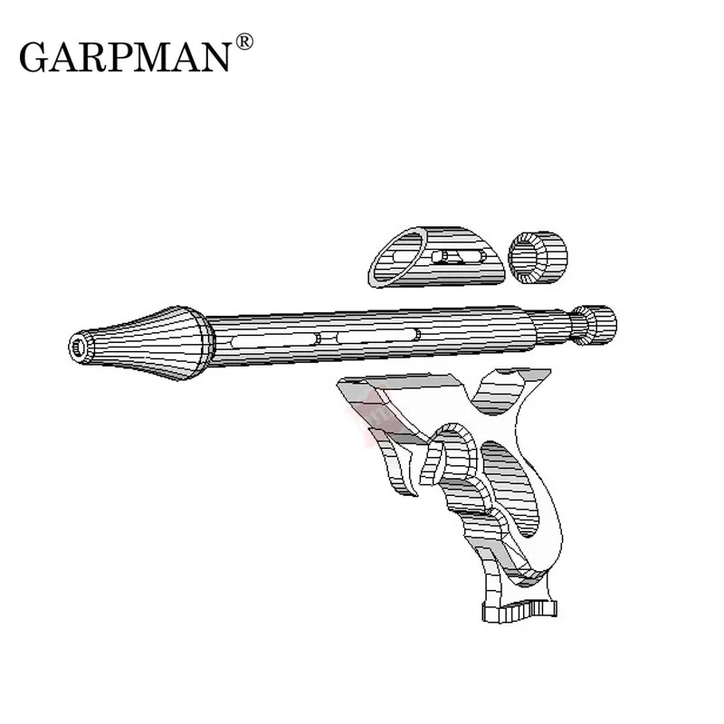 1:1 Звездные войны могут носить с собой пистолет Django, чтобы украсить DIY Досуг головоломка 3D бумажная модель