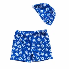 Bonverano(TM) Шорты для маленьких мальчиков УФ-защита 50+ синие шорты для плавания размер от 18 месяцев до 5 лет