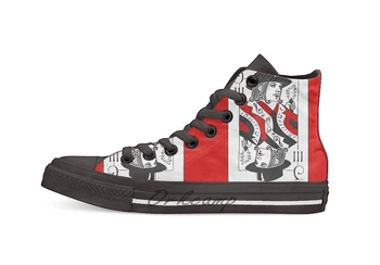 

Jack of Threes Novelty Design Casual Canvas Shoes Custom shoes Drop Shipping