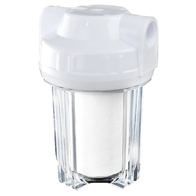 

5 Inch Transparent Filter Bottle Water Purifier Pre-Filter Tap Water Purification 4 Points Interface Pp Cotton Primary Single-