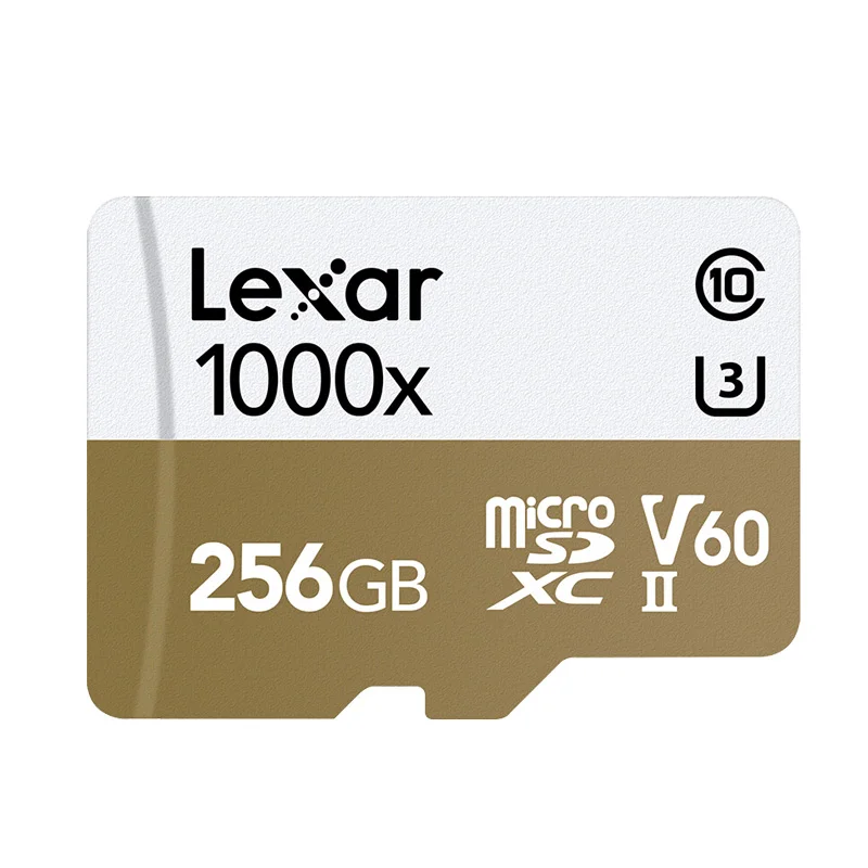Оригинальная Micro SD карта Lexar 256GB tf V60 cartao de memoria U3 профессиональная автомобильная