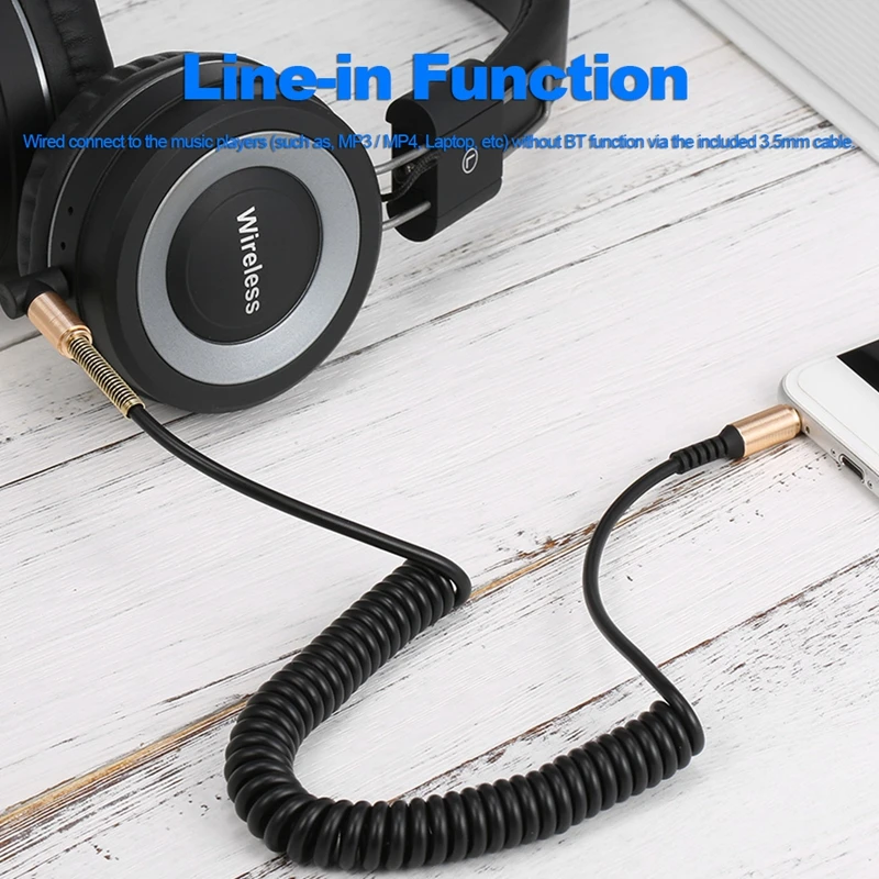 6-Wireless-Bluetooth-4-2-Headphones-Stereo-Music-Earphones-On-Ear-Headset-CVC-6-0-Noise-Reduction