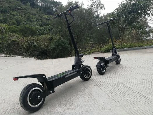 Top Double motor Off Road Electric Scooter 60V 3200W 35AH battery Strong powerful Latest upgrade to seamless handlebars 8