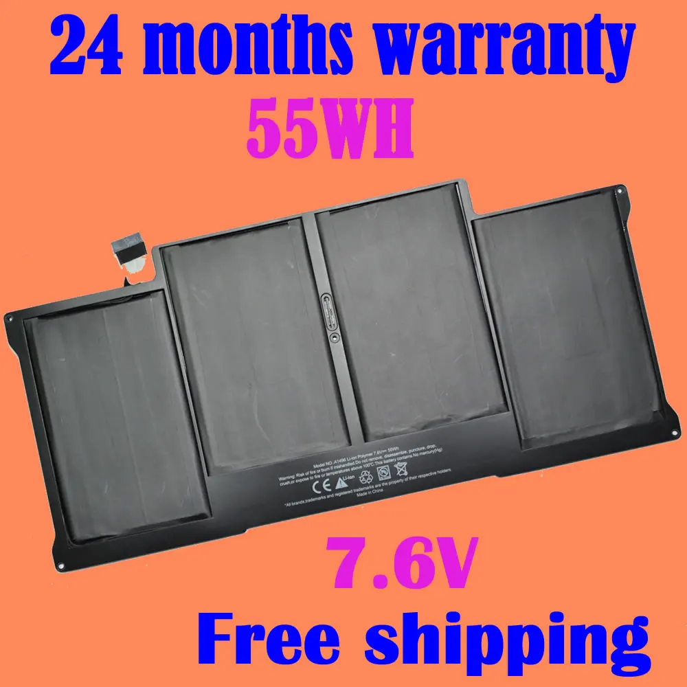 Аккумулятор для ноутбука JIGU A1369 A1377 A1496 A1466 Apple MacBook Air 13 &quotMC503 13&quot MC504 MD760CH/A MD232CH/A