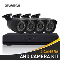 4CH 1080 p CCTV AHD Camera Systeem Kit 60ft Kabel HD 4 Kanaals 1080N DVR 4 stks 2.0MP Waterdichte Camera security Surveillance Camera