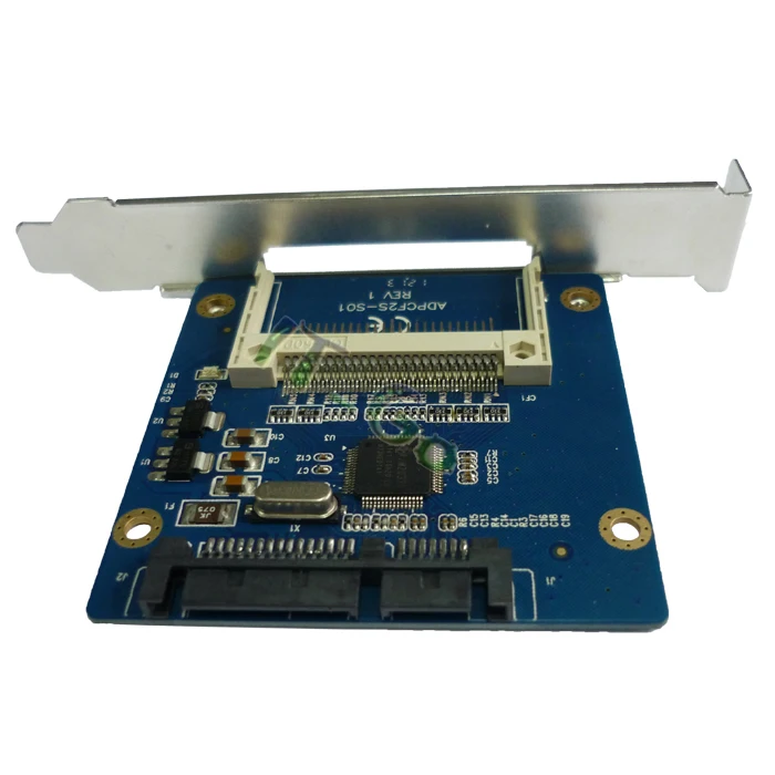 CF To SATA HDD Adapter Card With PCI Low Profile Bracket Free shippingin Add On Cards from