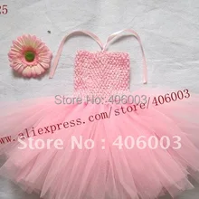 Розовое детское платье 6*6 дюймов