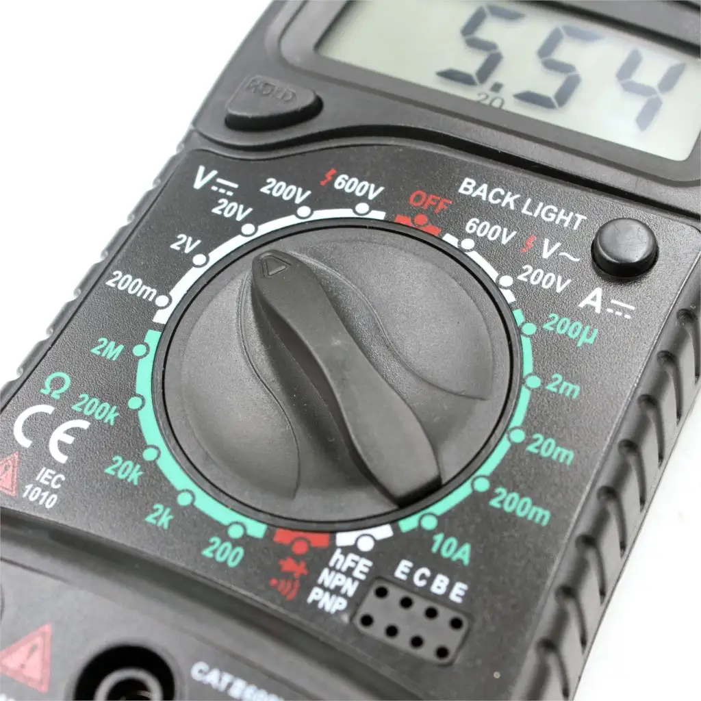 XL830L цифровой мультиметр портативный Вольтметр AC/DC Измеритель Напряжения DC