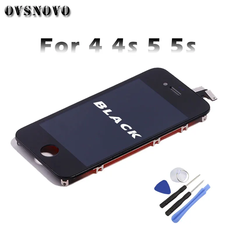 

Best Quality LCD for iPhone 4 4s Display Touch Screen Digitizer for iPhone 5 5s Replacement Parts Assembly Pantalla Panel Tool