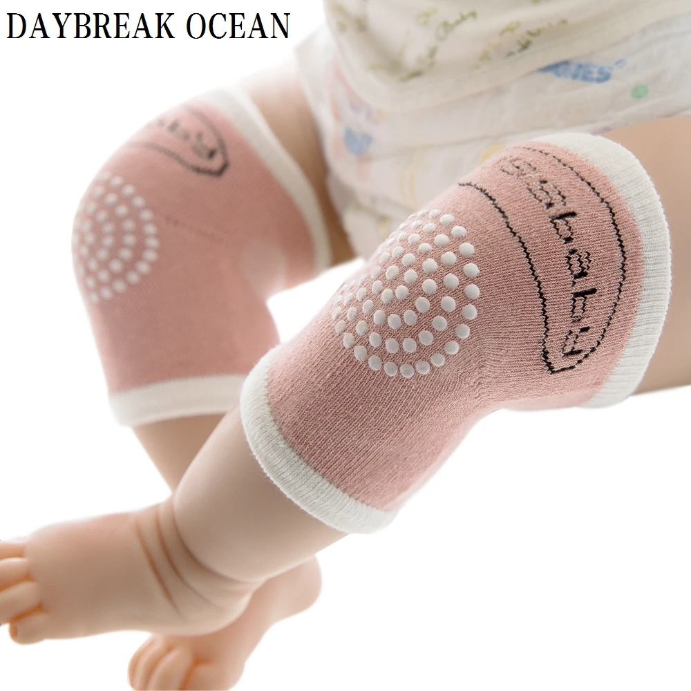 Toddler Kids Kneepad Protector Mesh Soft Thicken Terry Non-Slip Dispensing Baby Cotton Leg Warmers Well Knee Pads For Children