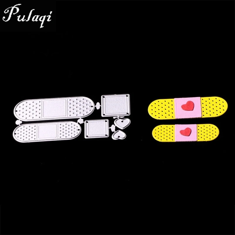 

Pulaqi Medical Band-aid Metal Cutting Dies Stencils for Scrapbooking Embossing DIY Knife Mould Die Cuts Paper Making Crafters B