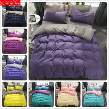 

220x240 200x230 180x220 150x210 Duvet Cover Bedsheet Pillowcase 3pcs/4pcs Bedding Set Soft Cotton Big Size Double King Queen Bed
