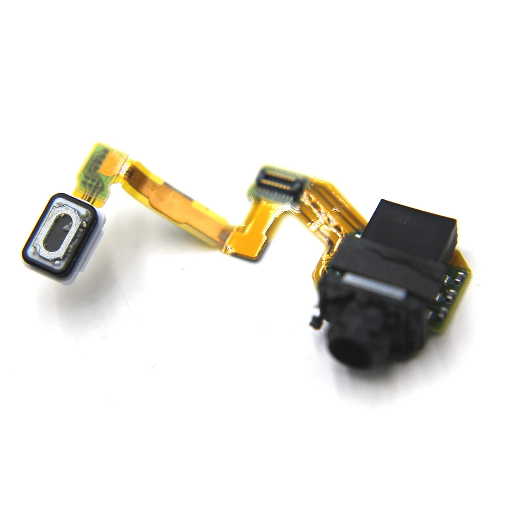 10pcs lot Earphone Headphone Jack Audio Microphone Flex Cable For Sony Xperia Z5 E6683 E6653 E6633 Z5 Dual Fast Shipping