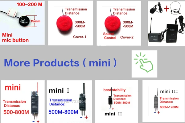 Мини UHF fm-радио микрофонный модуль