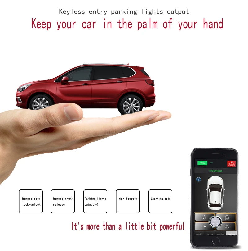 For Toyota Keyless Entry App car alarm 