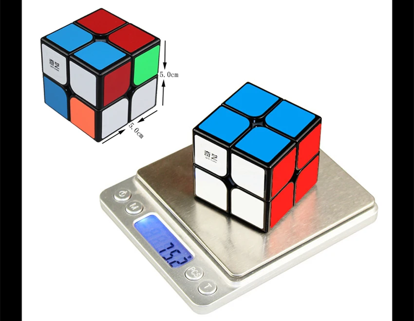 Qiyi QiDi S 2x2 магический куб Professional speed Puzzle Cube обучающий мозг игрушки подарки для детей