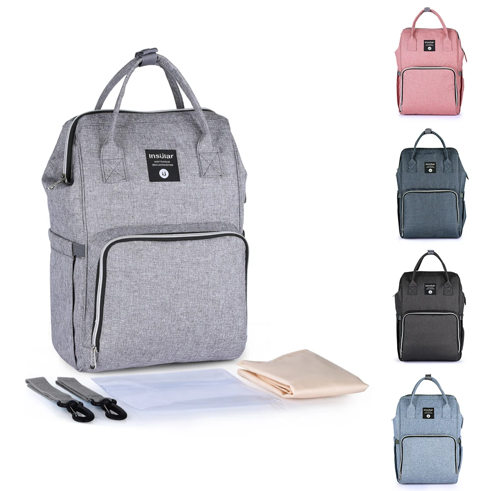 

NEW Diaper Bag Multi-Function Travel Backpack Large Capacity with Insulted Pocket Handbag Nappy Bags baby bags for mom