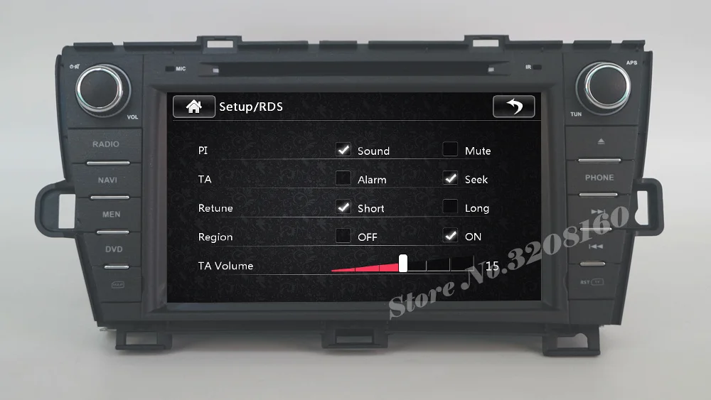 Perfect 2din 8" Car DVD Player for Toyota Prius 2008 - 2014 with Radio RDS BT swc GPS free map 3G WIFI MP3 MP4 1080P Bluetooth call swc 9
