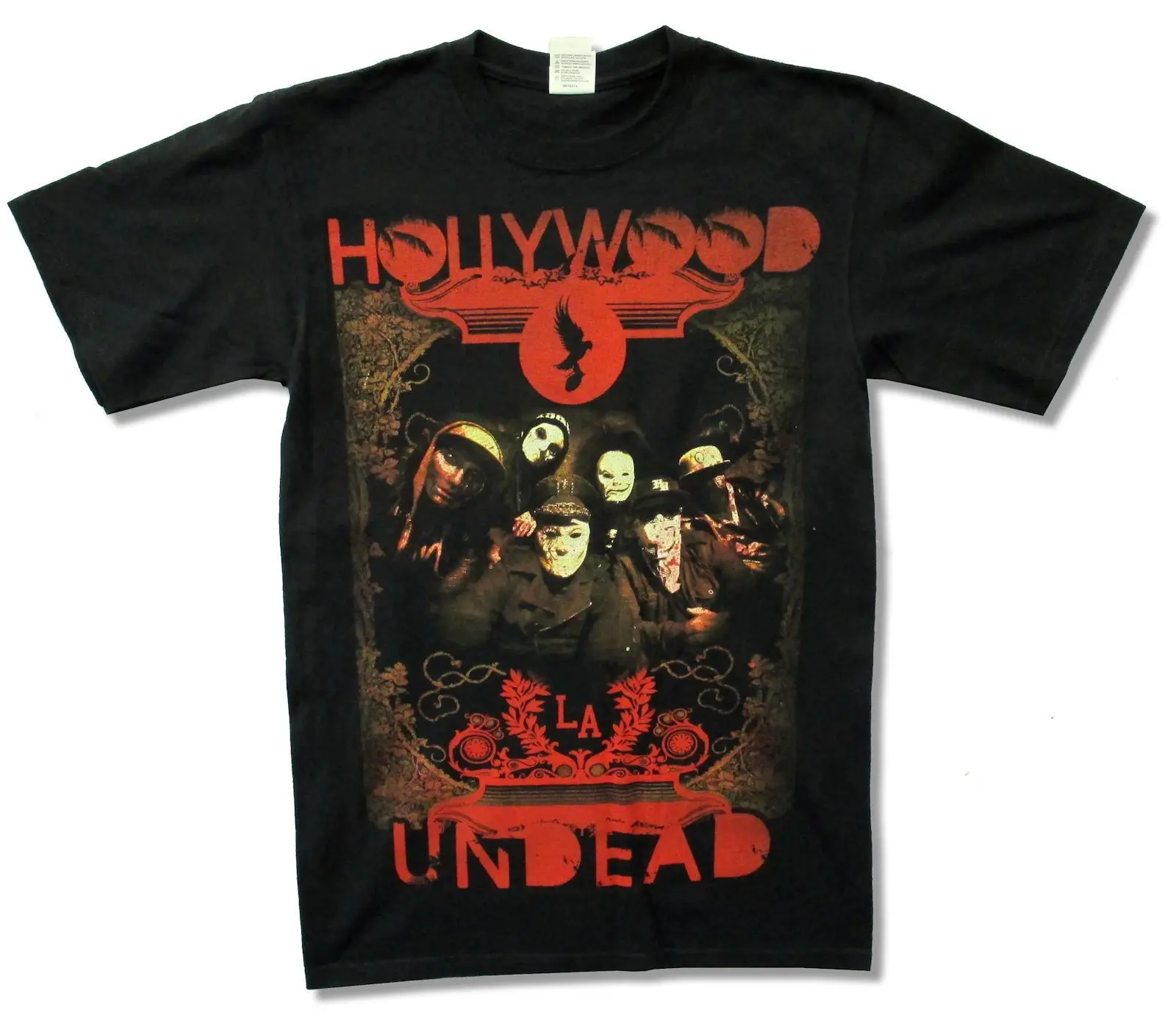 

HOLLYWOOD UNDEAD "LA CREST TOUR 2011" BLACK T-SHIRT NEW OFFICIAL ADULT Harajuku Pokemon Shirt Top Tee Men Short Sleeve T Shirt