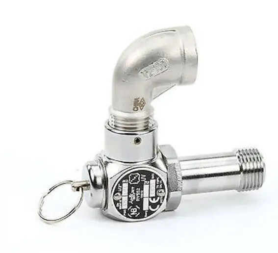 59742 Henny Penny Fryer Steam Pressure Safety Relief Valve Coffee