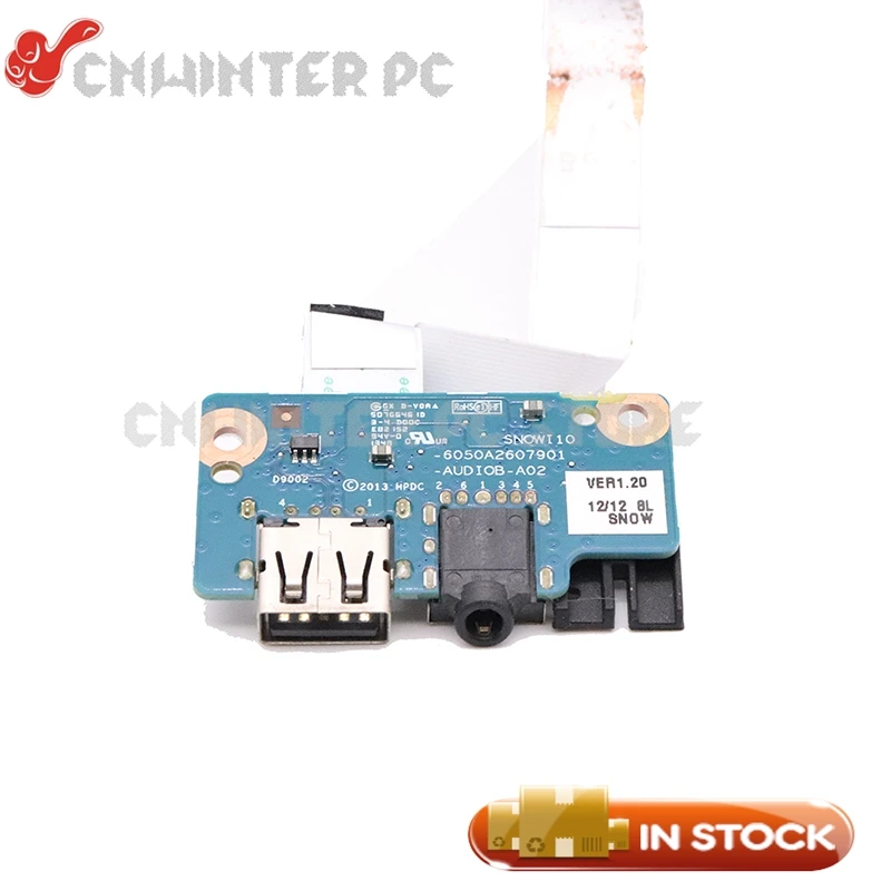USB плата NOKOTION для ноутбука HP 248 G1 оригинальная звуковая с лентой 6050A2607901 AUDIOB