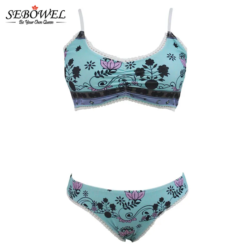 Green-Gypsy-Bohemian-Print-Balconette-Bikini-Swimsuit-LC410124-1-2