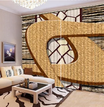 

3d curtain 3D Printing Curtains Lifelike HD 3D Visual Enjoyment Curtains Bedroom Living Room Sunshade Window Curtain CL-D146