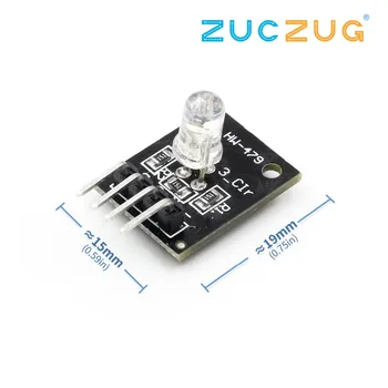 

KY-016 RGB LED 3 Color Light Module MCU AVR PIC Raspberry DIY Kit