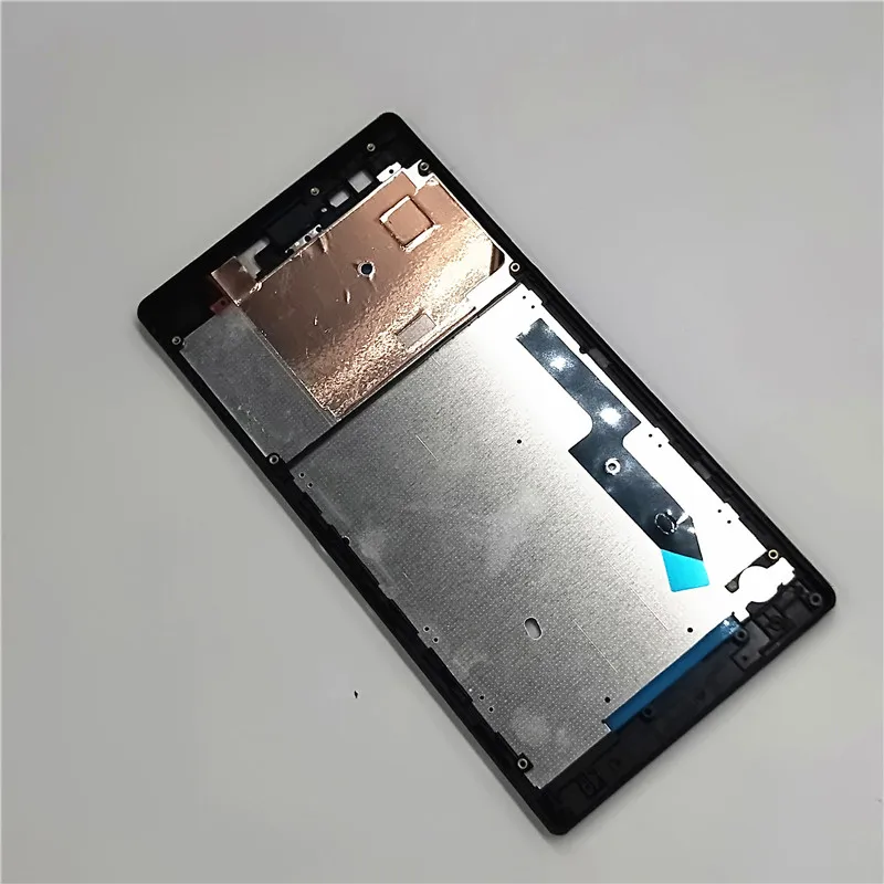 6 0 дюйма для Sony Xperia T2 Ultra XM50H D5322 передняя рамка ЖК Корпус Лицевая панель Крышка