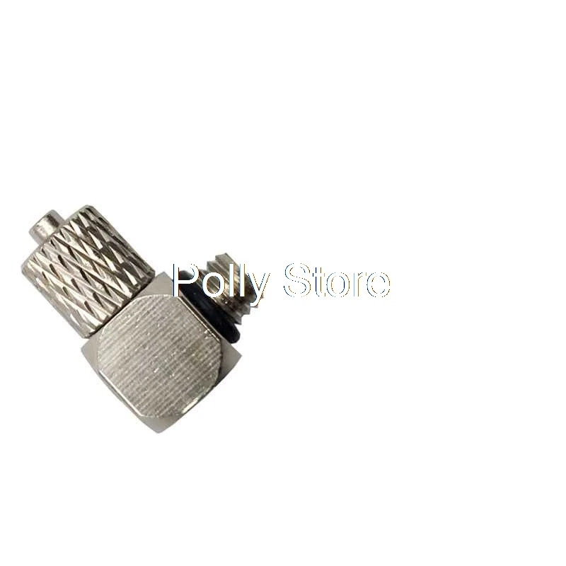 

5Pcs PL Male Thread M3 M5 M6 Tube 4mm 6mm Elbow Pneumatic Pipe Air Hose Quick Fitting Mini Connector Iron