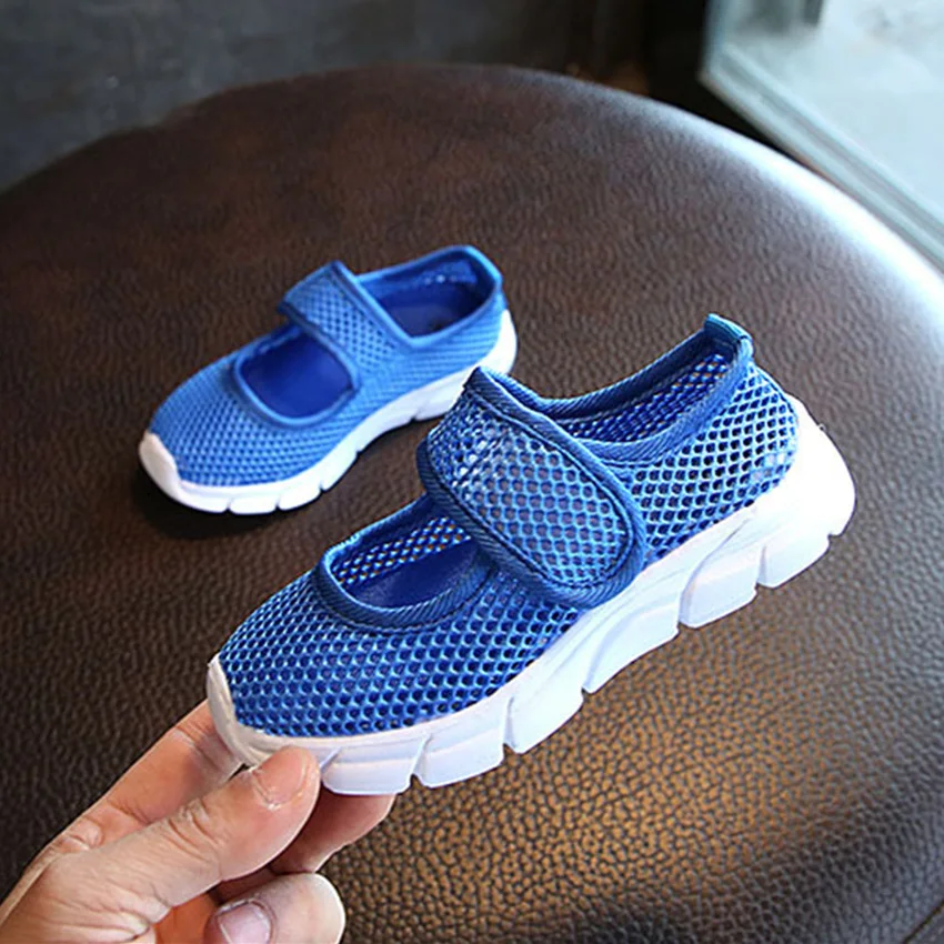 

Kealux Children Breathable Mesh Shoes Summer Fashion Candy 6 Color Kids Sports Shoes Boys Girls Casual Sneakers