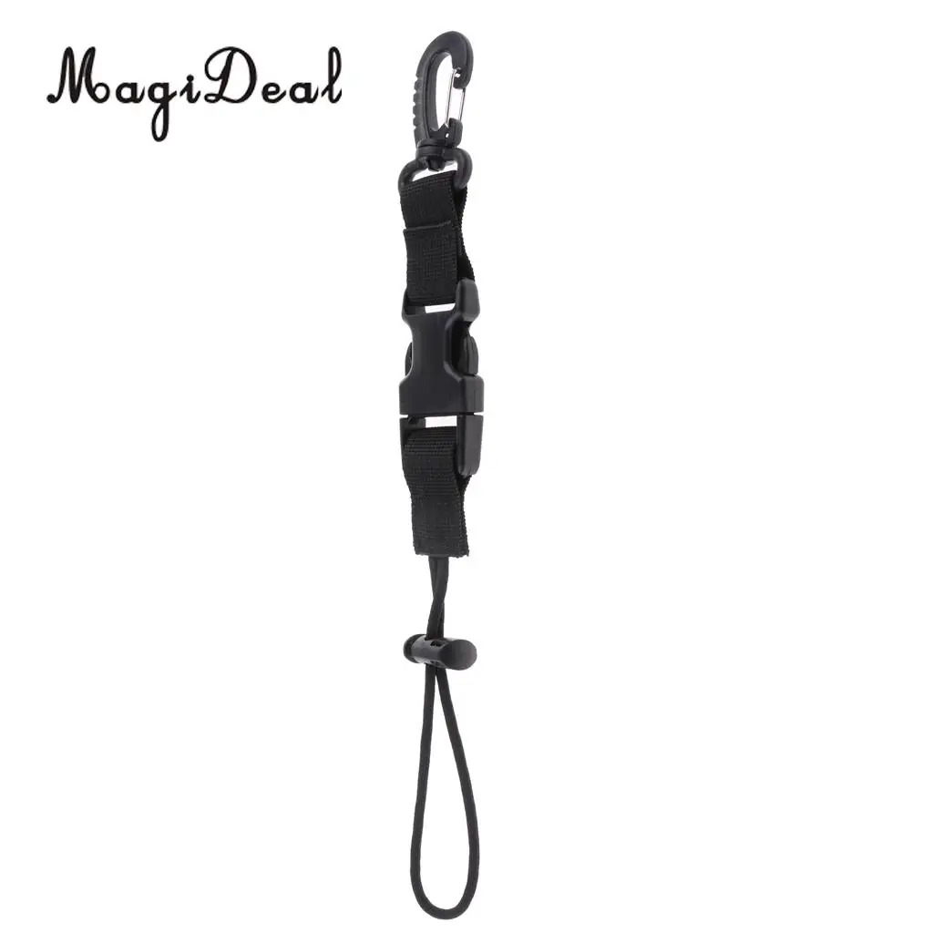 MagiDeal Scuba Diving Lanyard Dive Camera Torch Holder Strap Quick Release Buckle