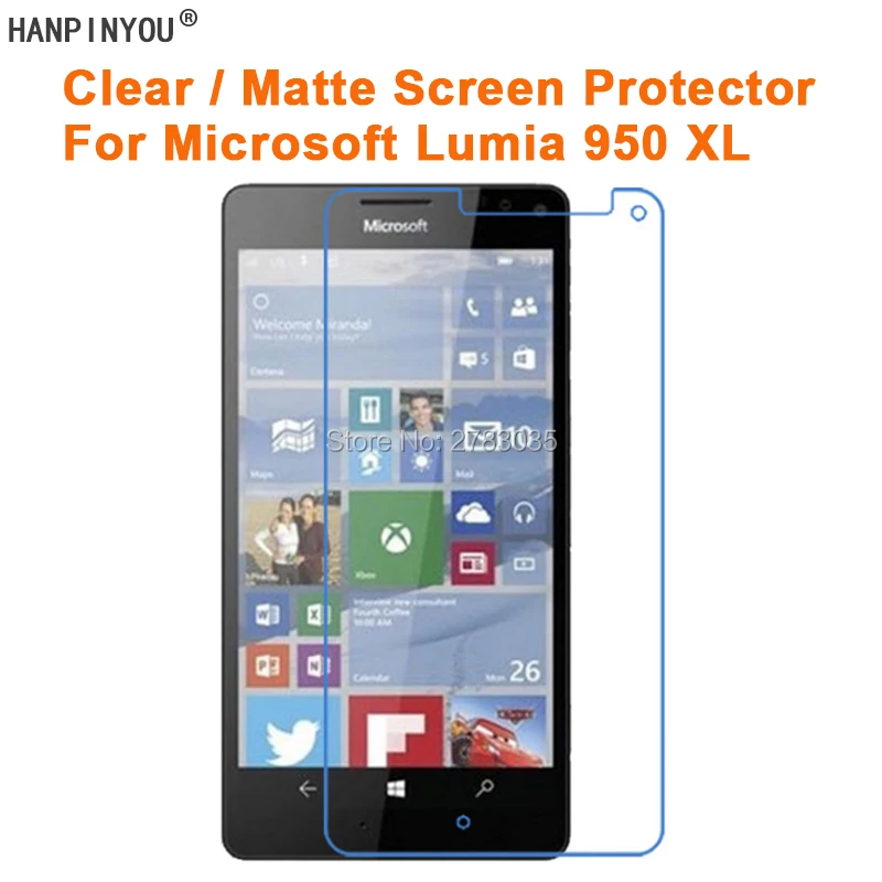 Для Microsoft Lumia 950 XL 950xl 5 7 &quotпрозрачная глянцевая/Антибликовая матовая защитная