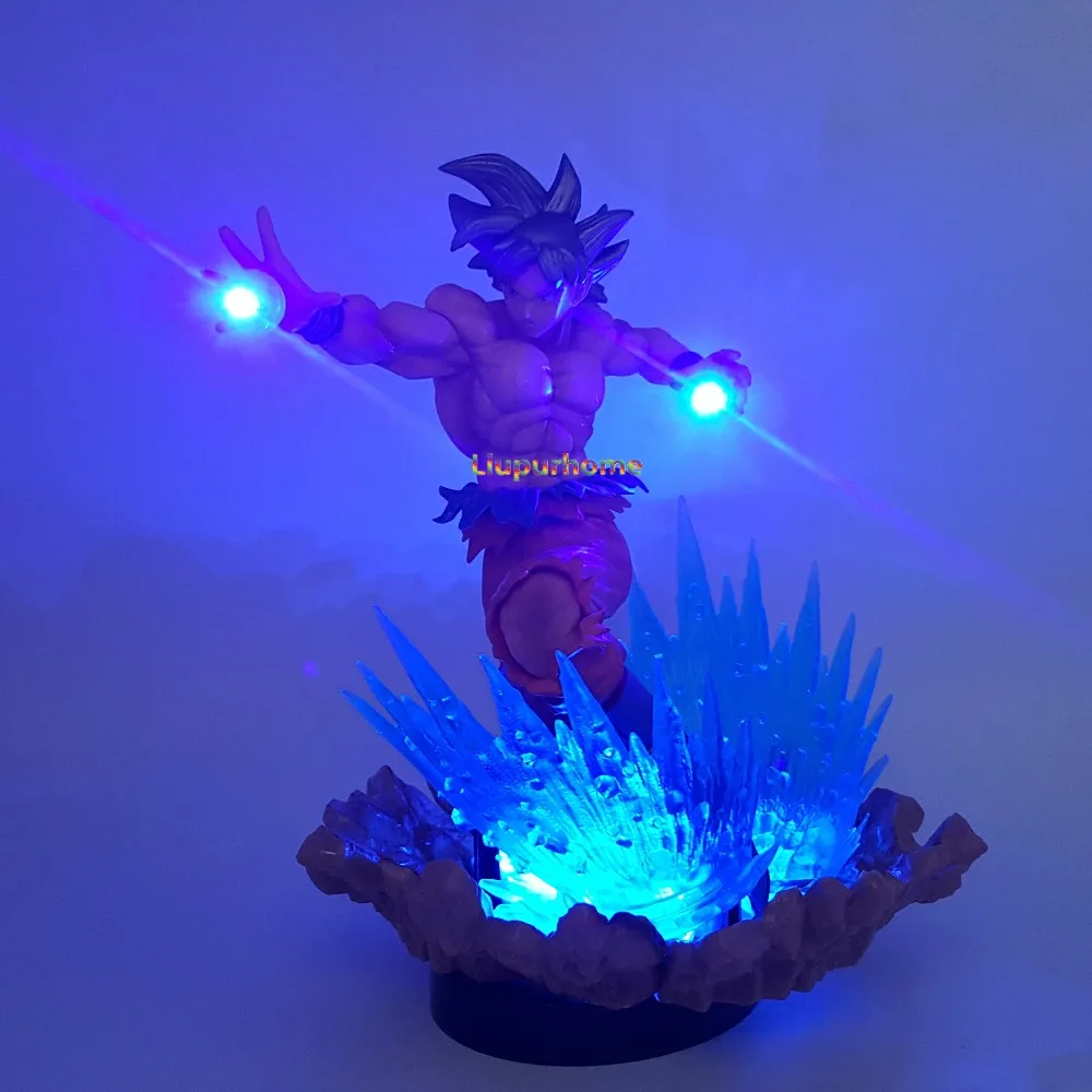 Dragon Ball Son Goku Ultra Instinct Led ночные светильники Настольная лампа Dragon Ball Z Goku Key of Egoism Led Lamparas ночник