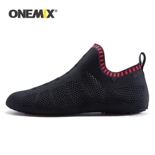 ONEMIX новейшая Весенняя Для женщин многофункциональная для носков обуви Для мужчин Повседневное домашние тапочки на подошве, Обувь с дышащей сеткой быстросохнущая светильник обувь для йоги