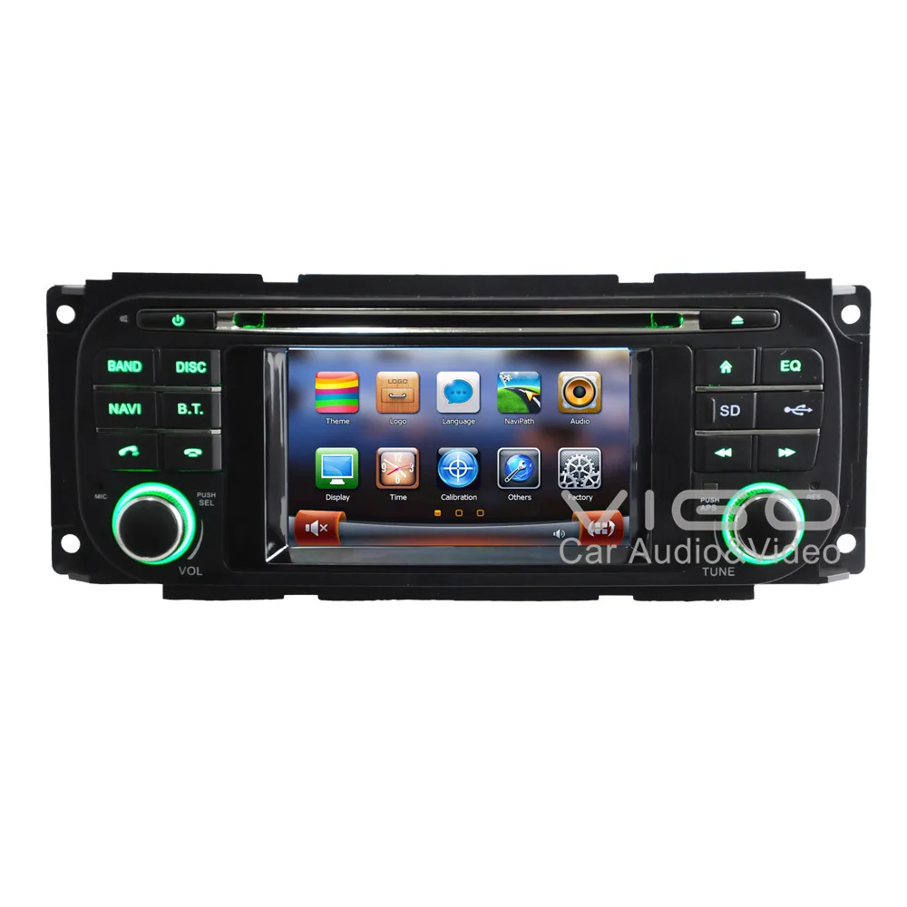 Vehicle Stereo GPS Navigation for Dodge Durango Caravan Stratus Radio