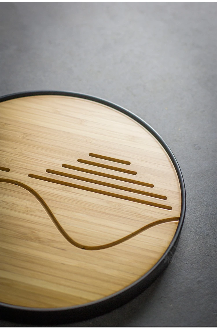 Японский бамбуковый чайный поднос домашний чайный поднос кунг-фу пластиковый поднос для хранения воды чайный столик аксессуары для чая