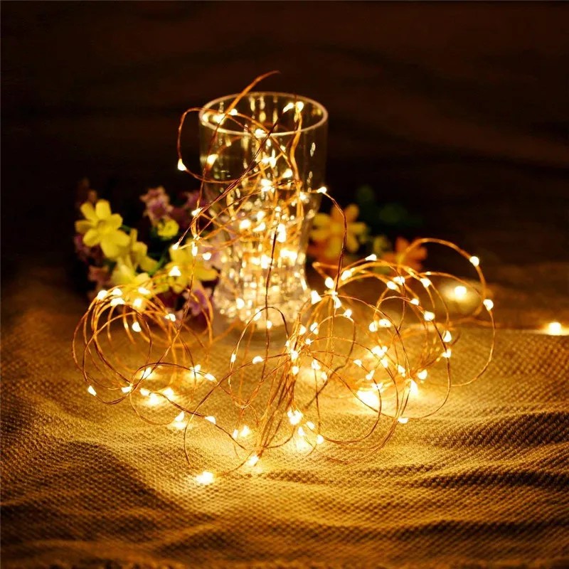 USB Led String Lights 2M 5M 10M Fairy Lights Waterproof Copper Wire String Light Garland For Christmas Party Wedding Decoration13