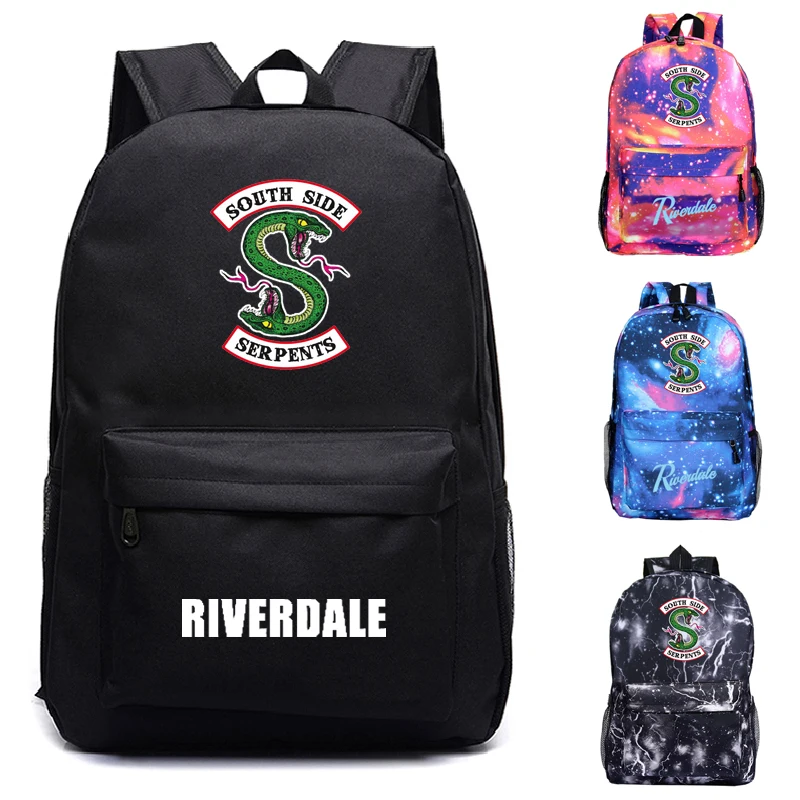 

Cute Riverdale Galaxy Backpack Schoolbag for Teenager Boys Girls Casual Travel Bag Children Kids Cool Book Bag