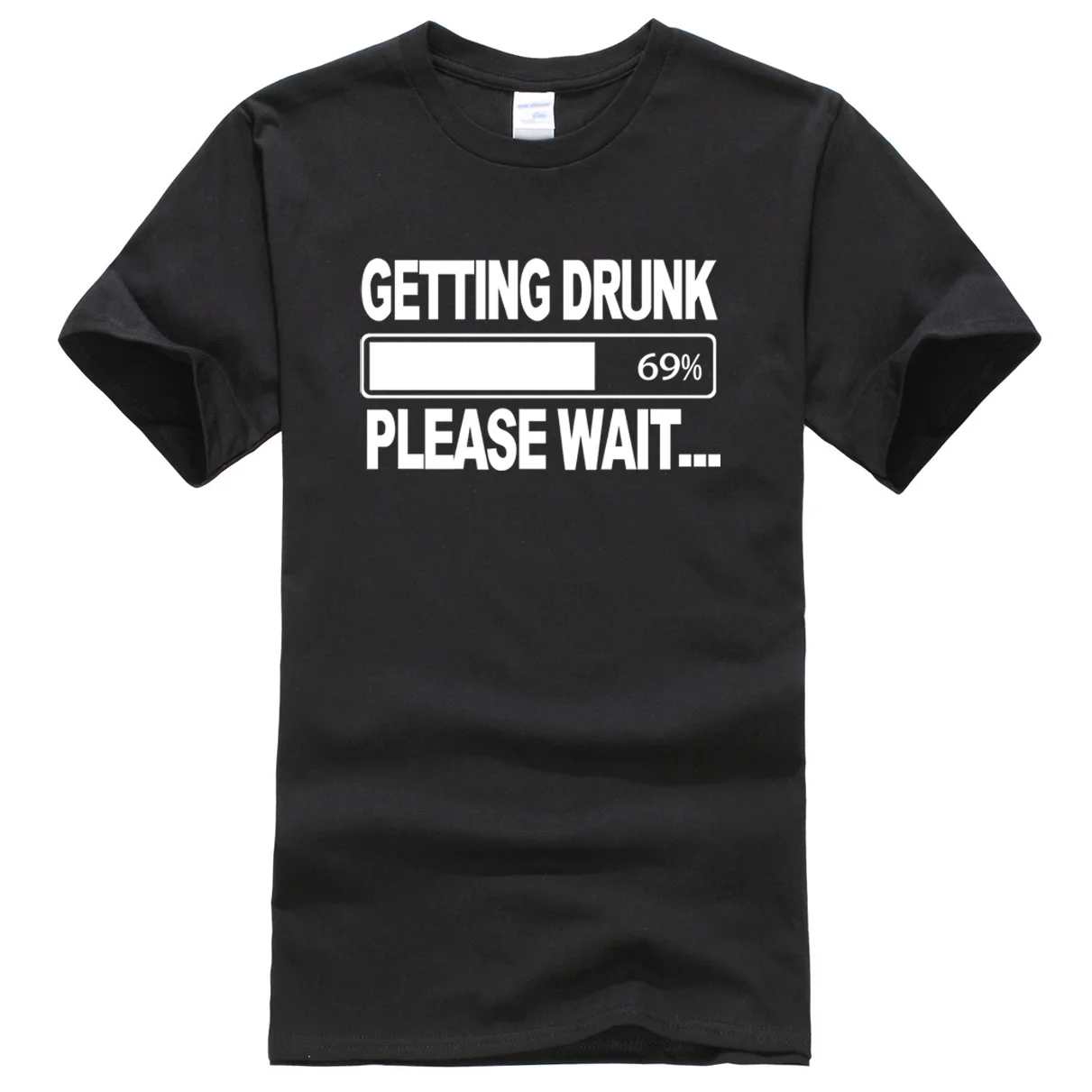 

2017 summer men's T-shirts Getting Drunk funny t shirts cotton T-shirt various colours available homme fitness t shirt men top