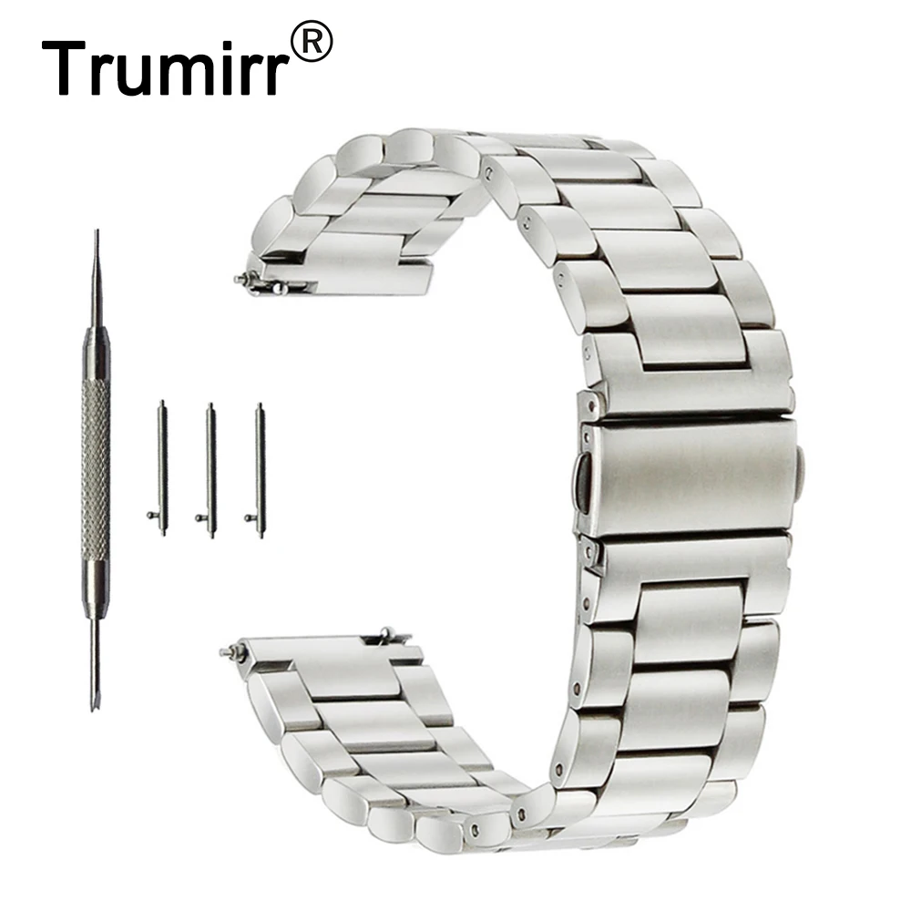 Ремешок из нержавеющей стали для Casio BEM 302 307 501 506 517 EF MTP быстросъемный браслет