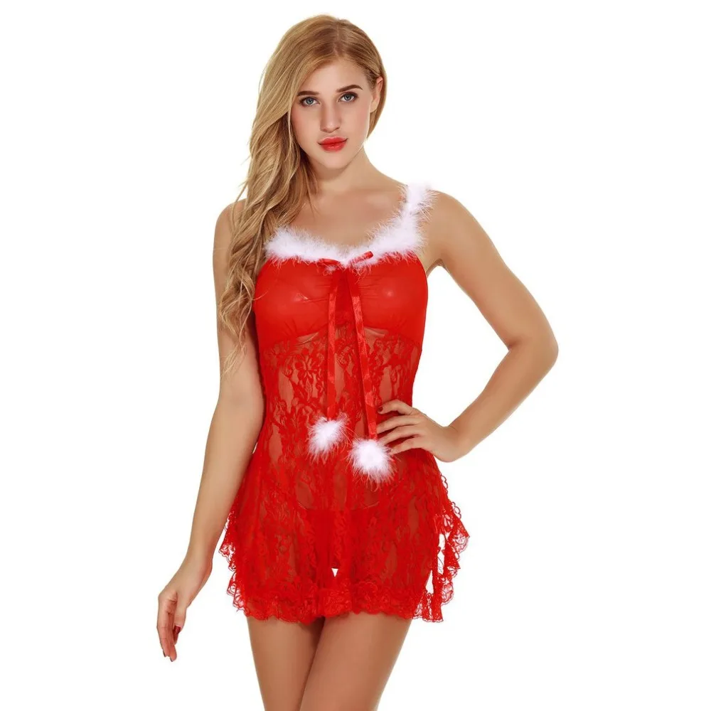 Christmas Sexy Lingerie Lady Sex Underwear Christmas