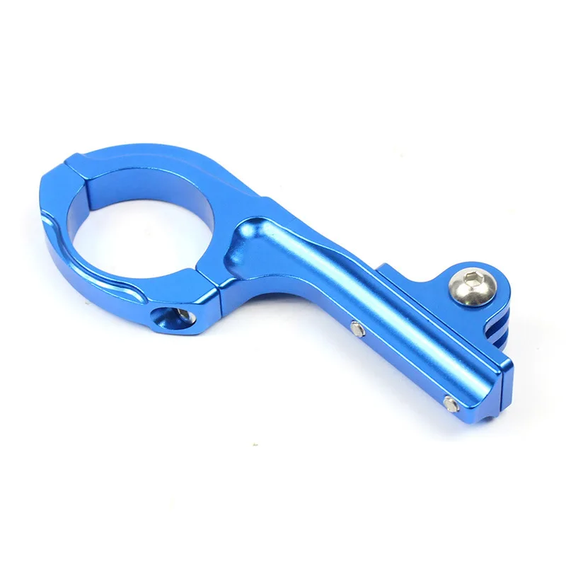 Aluminum Alloy  Bicycle Clip Motorcycle Bike Handlebar Clamp Mount Adapter For GoPro Hero 6 5 4 3 Sports Camera Accessories