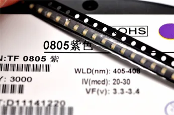 

YongYeTai 0805 SMD LED High Bright Purple free shipping