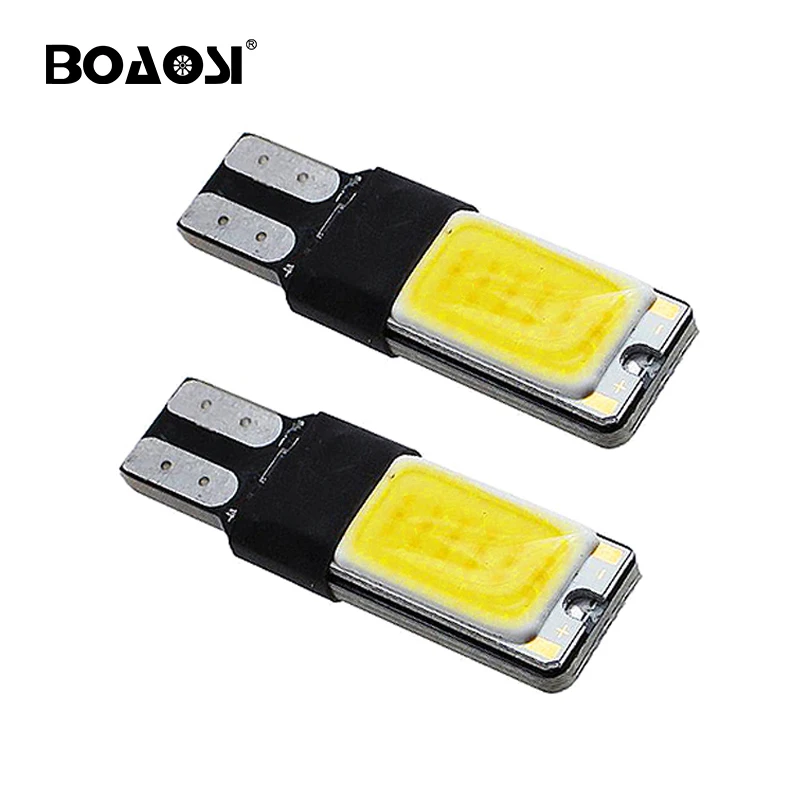 

10x White T10 168 194 2825 W5W LED Canbus For COB Chip Led Replacement Bulbs For Car License Plate Lights Parking Lights Styling