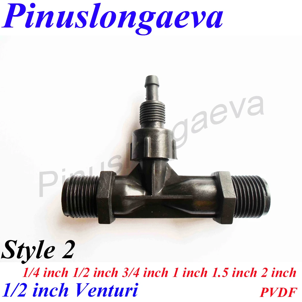 Pinuslongaeva 1/4 1/2 3/4 1 5 2 дюйма эжектор озона вентури для очистки воды Озон Вентури